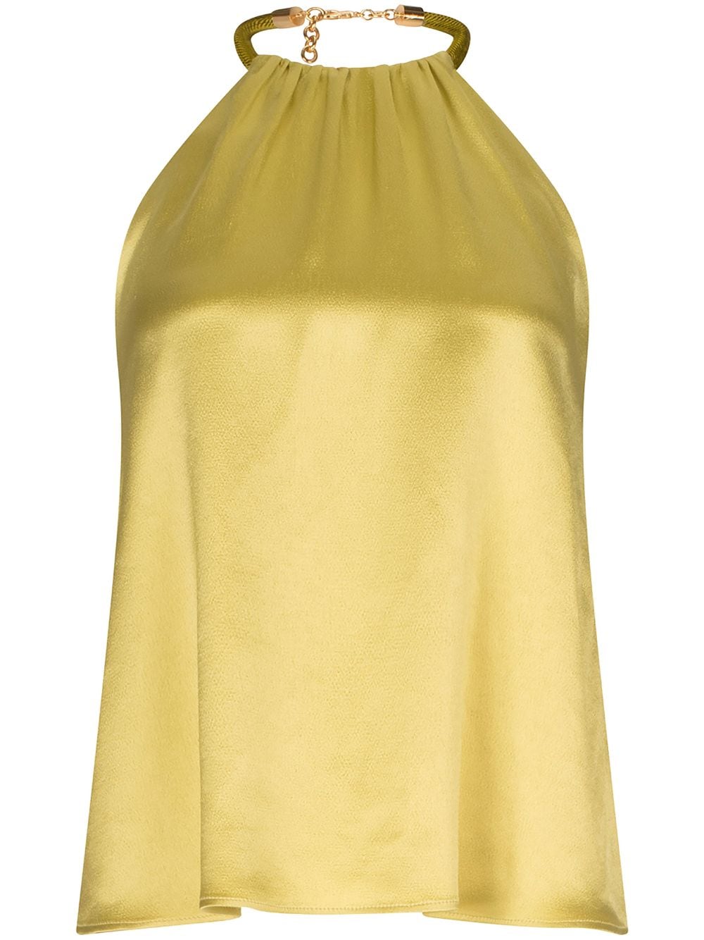 Silvia Tcherassi Agatha halterneck blouse - Yellow von Silvia Tcherassi