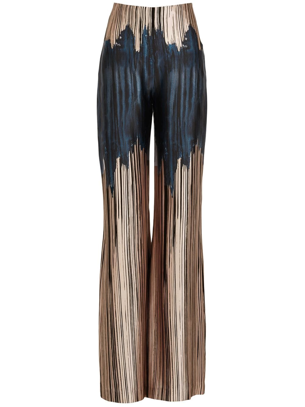 Silvia Tcherassi Andie organic-silk trousers - Blue von Silvia Tcherassi