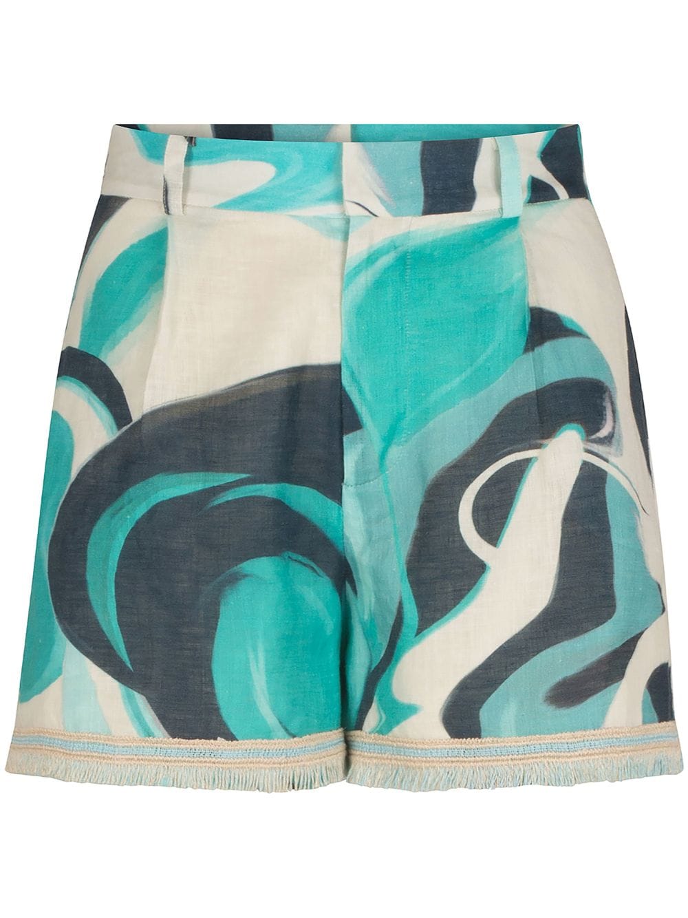 Silvia Tcherassi Arni organic-linen shorts - Blue von Silvia Tcherassi