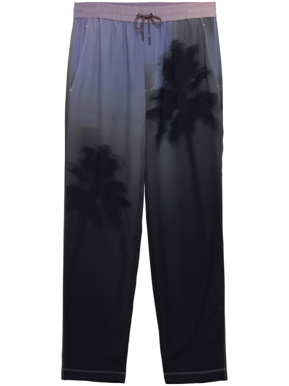 Simkhai Allister palm tree-print trousers - Black von Simkhai