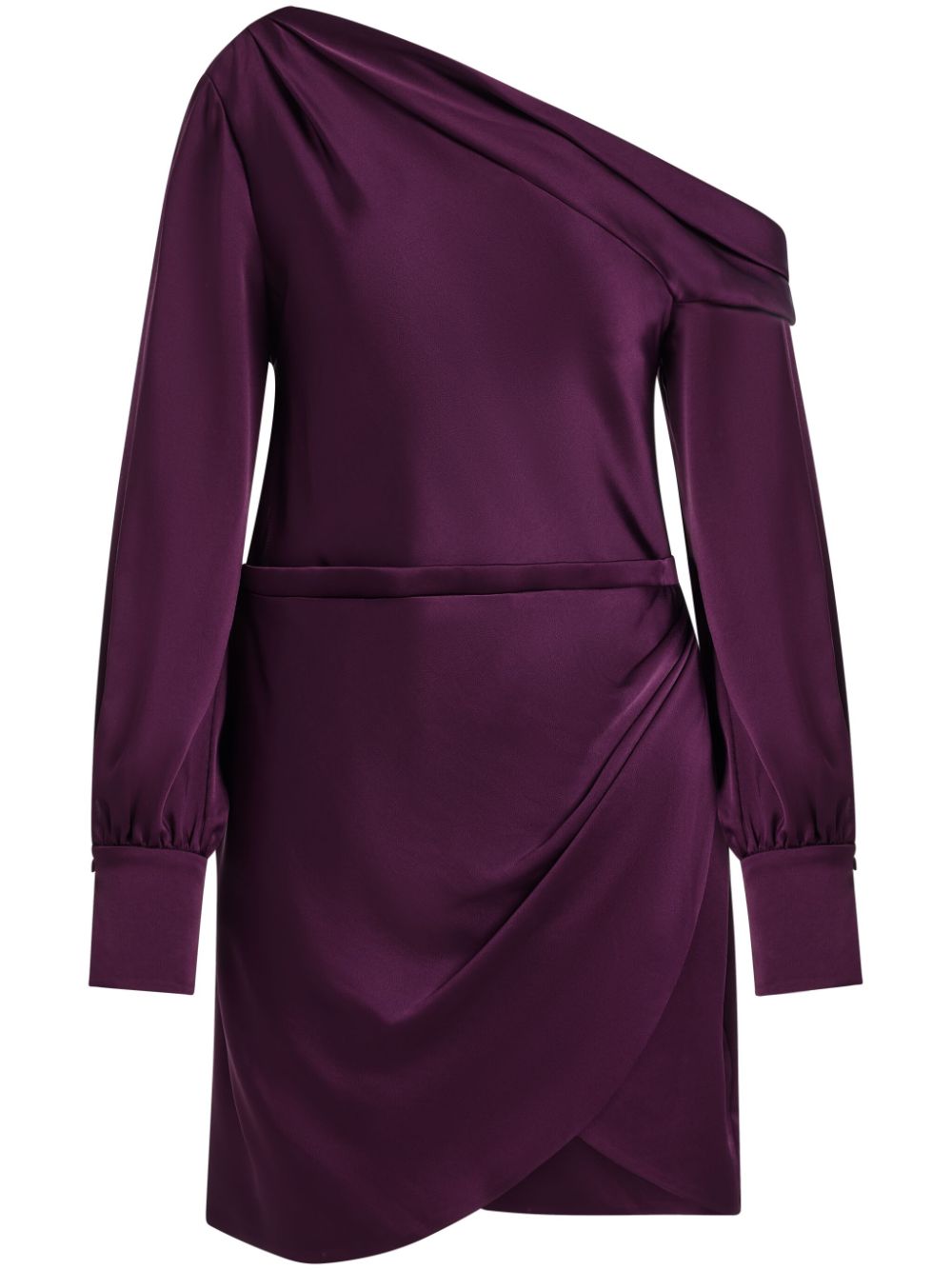 Simkhai Cameron asymmetric-neck minidress - Purple von Simkhai