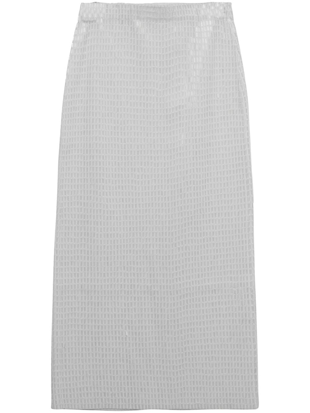 Simkhai Ellison bead-embellished midi skirt - Neutrals von Simkhai