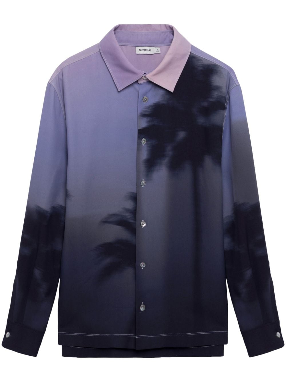 Simkhai Finn palm tree-print shirt - Black von Simkhai