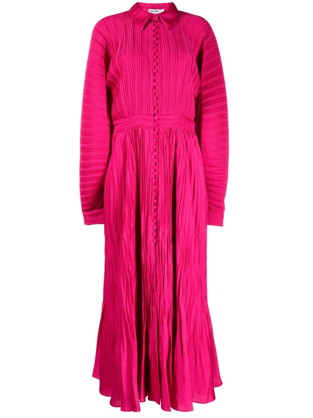 Simkhai Indiana pleated maxi dress - Pink von Simkhai