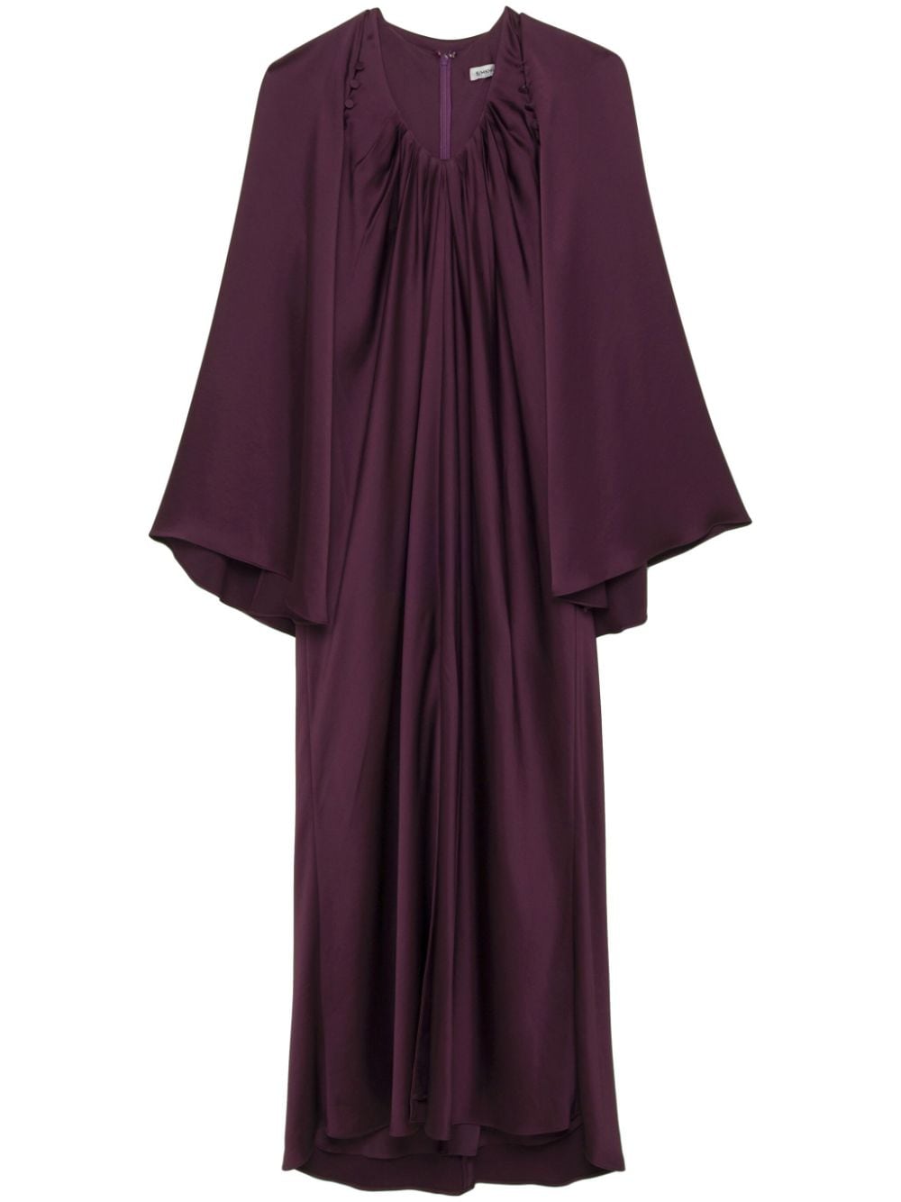 Simkhai Laurette cape long dress - Red von Simkhai