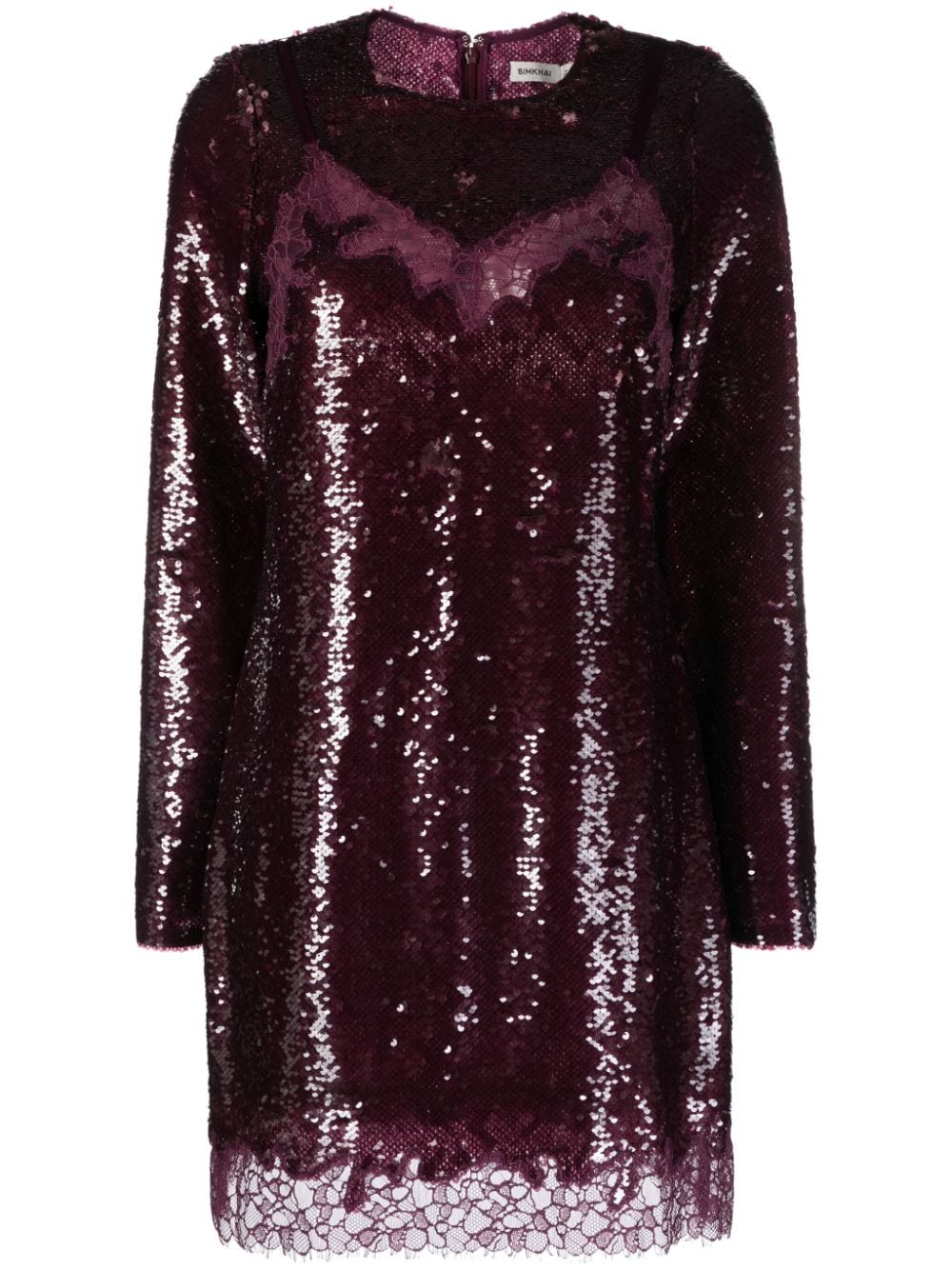 Simkhai Mako sequinned minidress - Purple von Simkhai