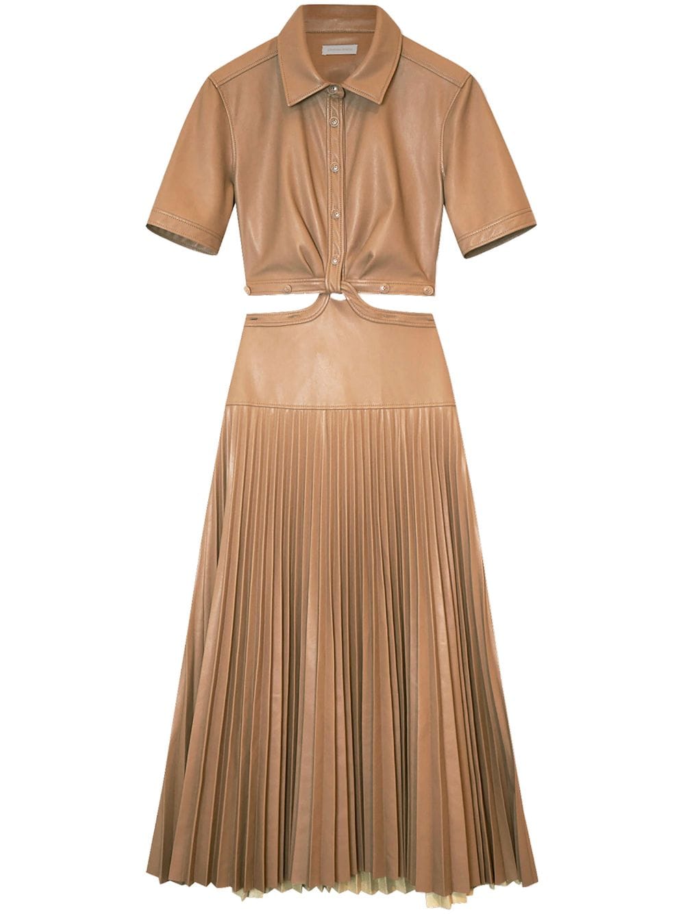 Simkhai Maritza cut-out detail shirtdress - Brown von Simkhai