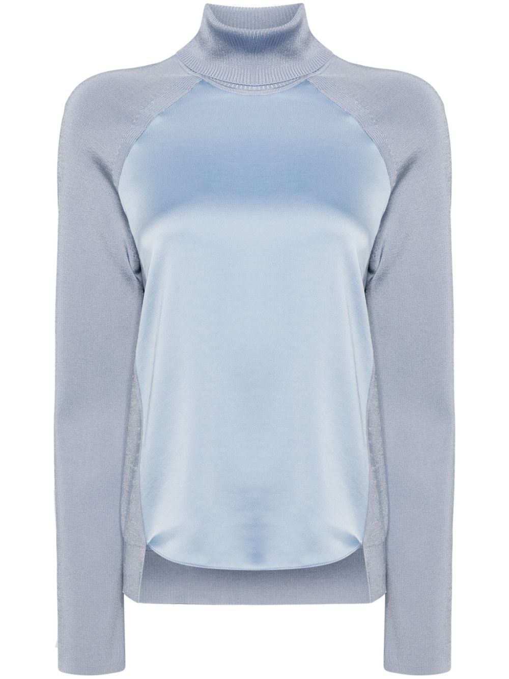 Simkhai Mateo panelled turtleneck top - Blue von Simkhai