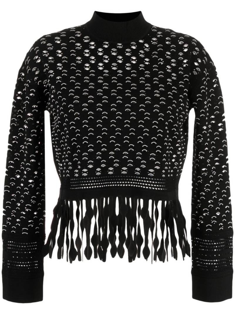 Simkhai Roman fringed jumper - Black von Simkhai