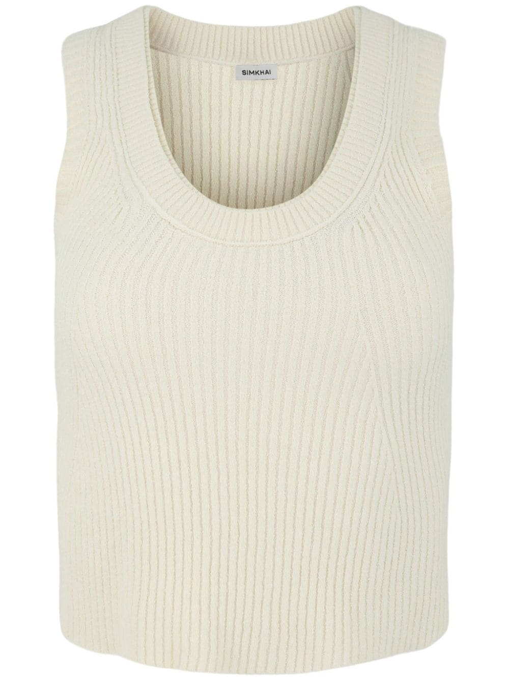 Simkhai Sibyl sleeveless tank top - White von Simkhai