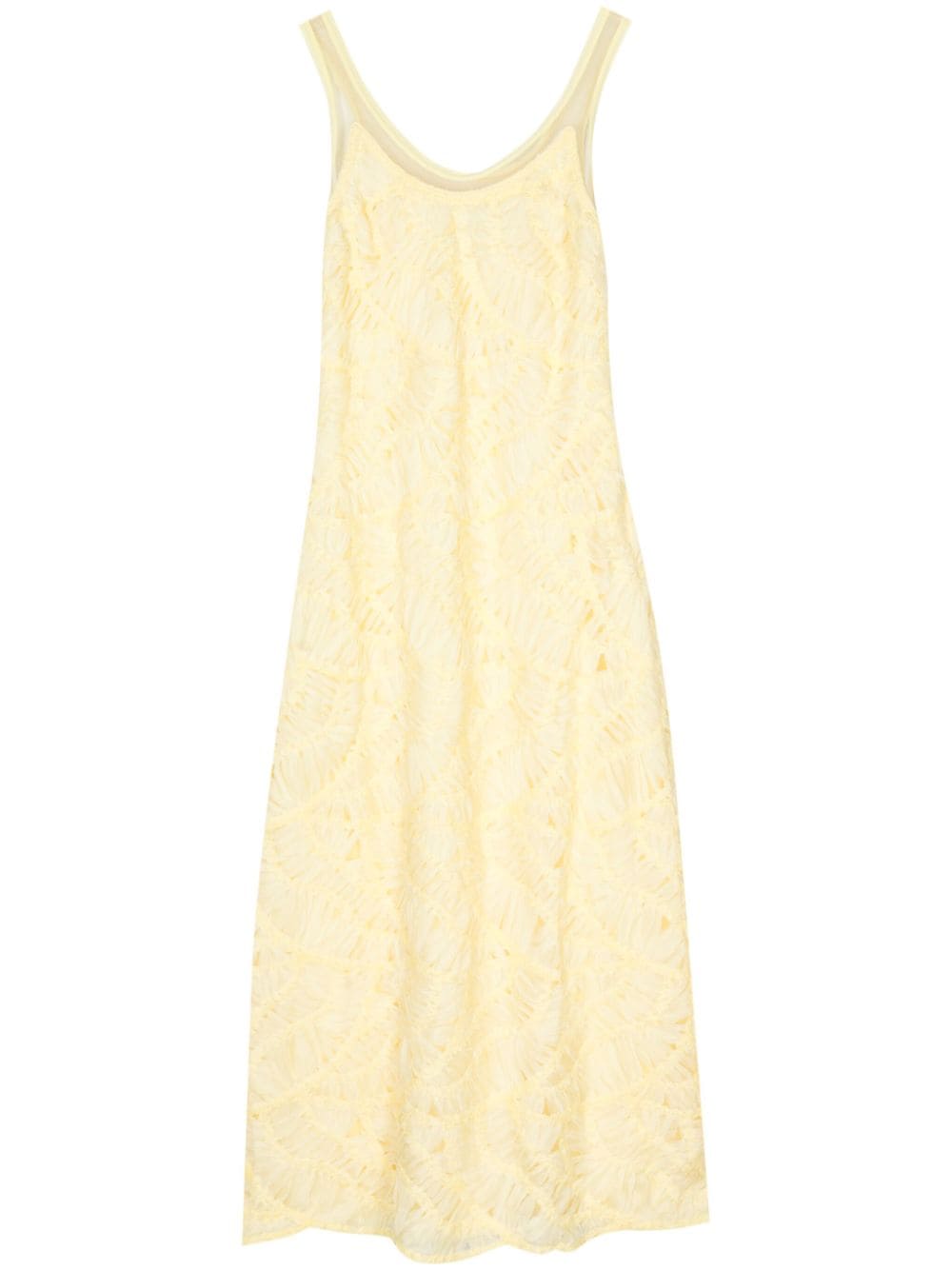 Simkhai Zakai appliquéd maxi dress - Yellow von Simkhai