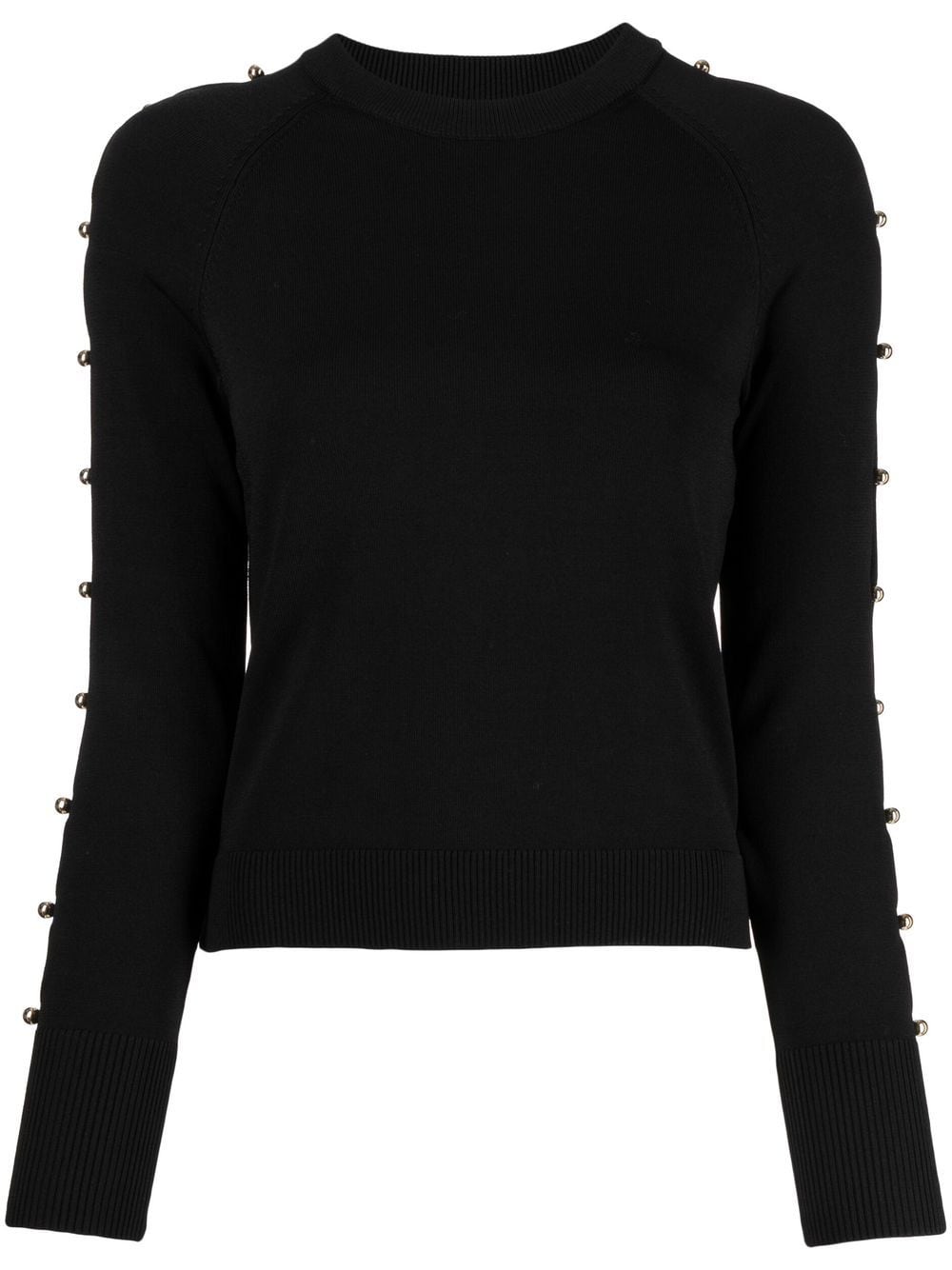 Simkhai ball-stud embellished knit jumper - Black von Simkhai