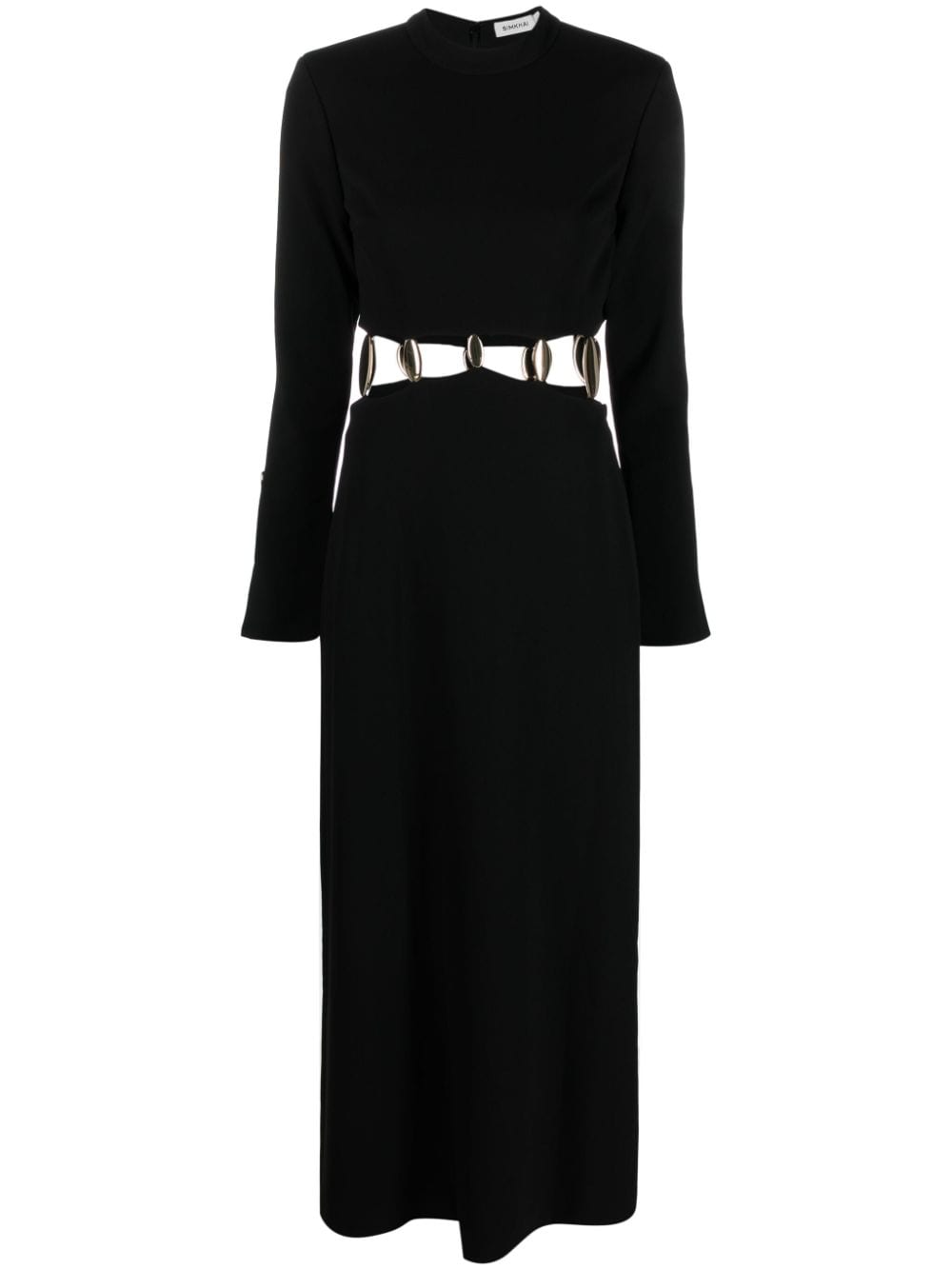 Simkhai cut-out detailing round-neck dress - Black von Simkhai