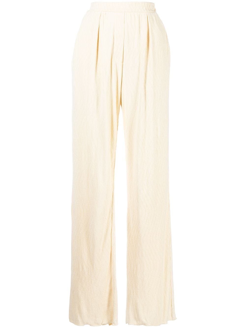 Simkhai plissé straight-leg trousers - Yellow von Simkhai