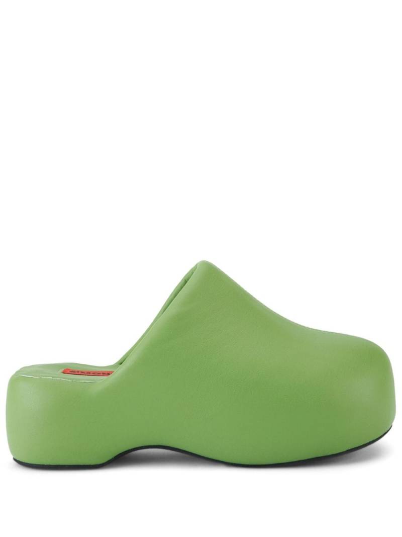 Simon Miller Bubble 60mm platform mules - Green von Simon Miller