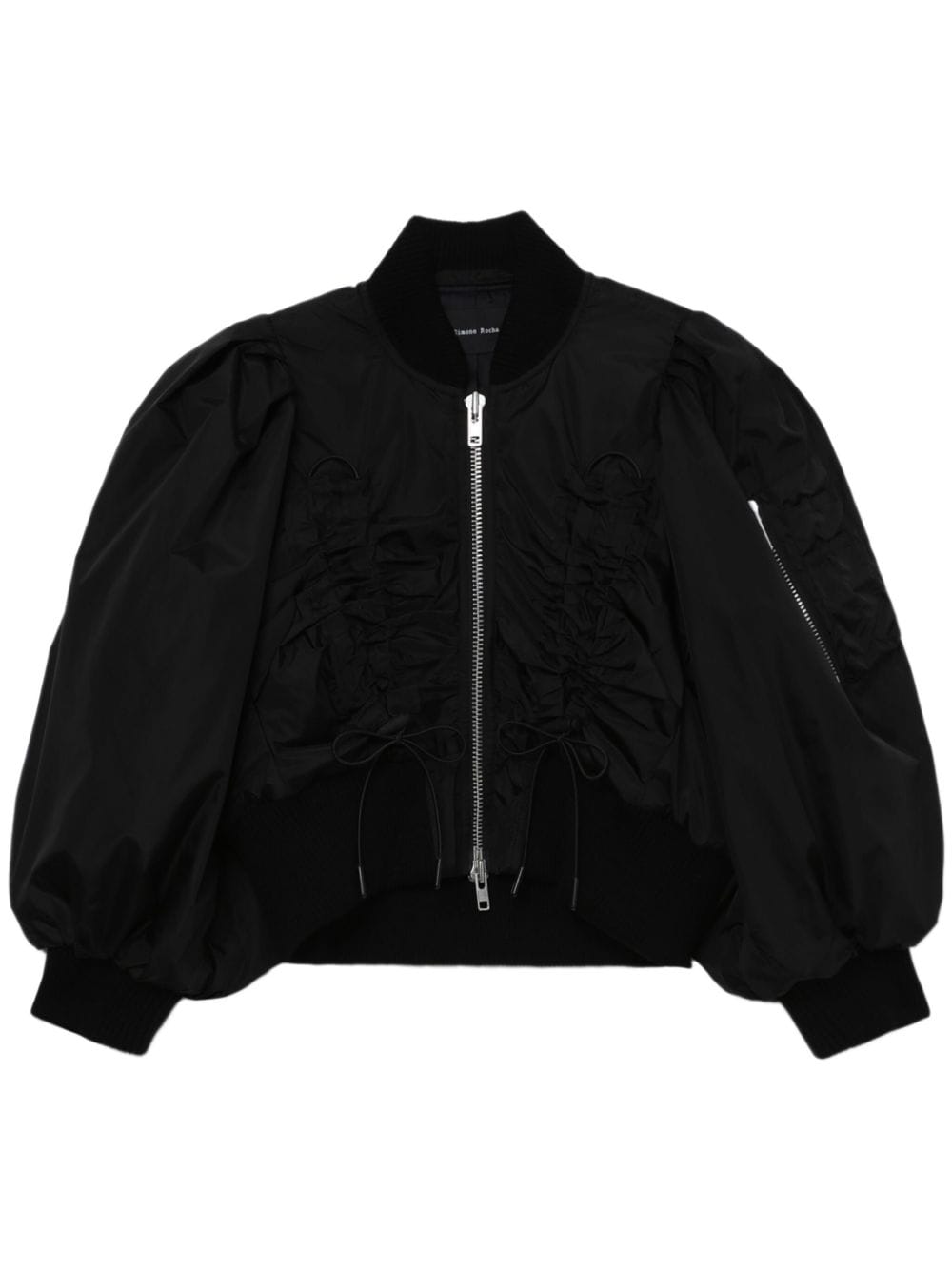 Simone Rocha cropped bomber jacket - Black von Simone Rocha