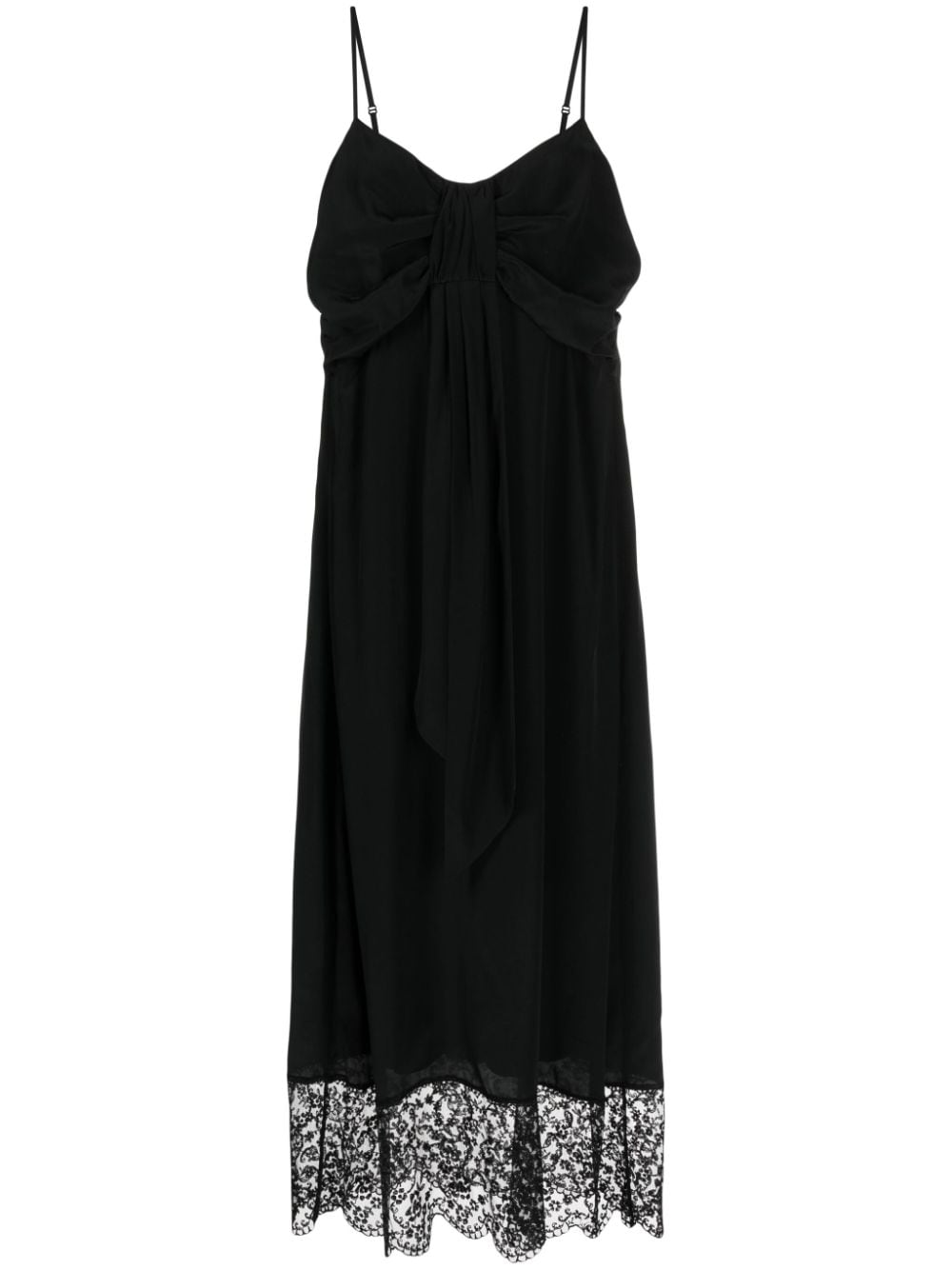 Simone Rocha lace-trim slip dress - Black von Simone Rocha