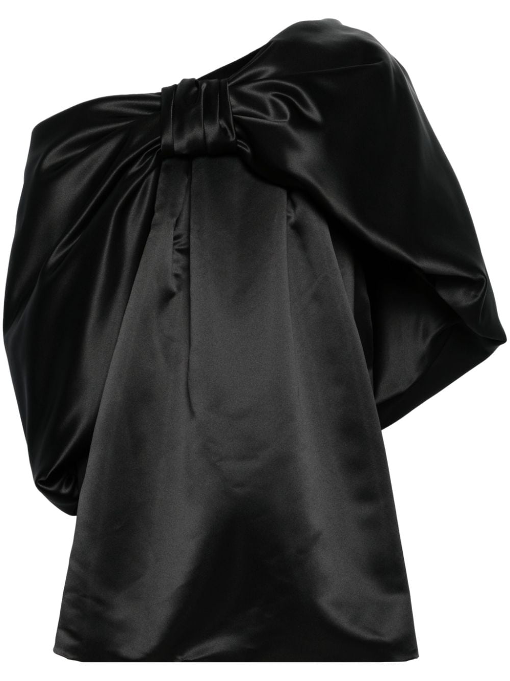 Simone Rocha oversize-bow satin minidress - Black von Simone Rocha