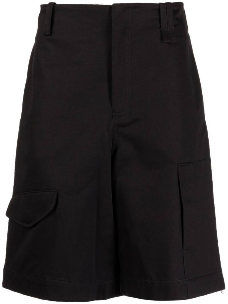 Simone Rocha side-zip cotton shorts - Black von Simone Rocha