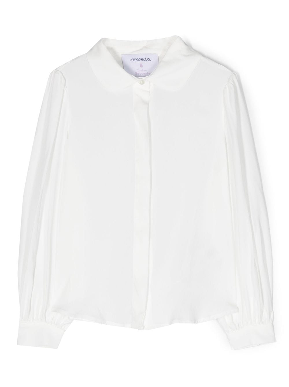 Simonetta Peter Pan-collar button-up shirt - White von Simonetta