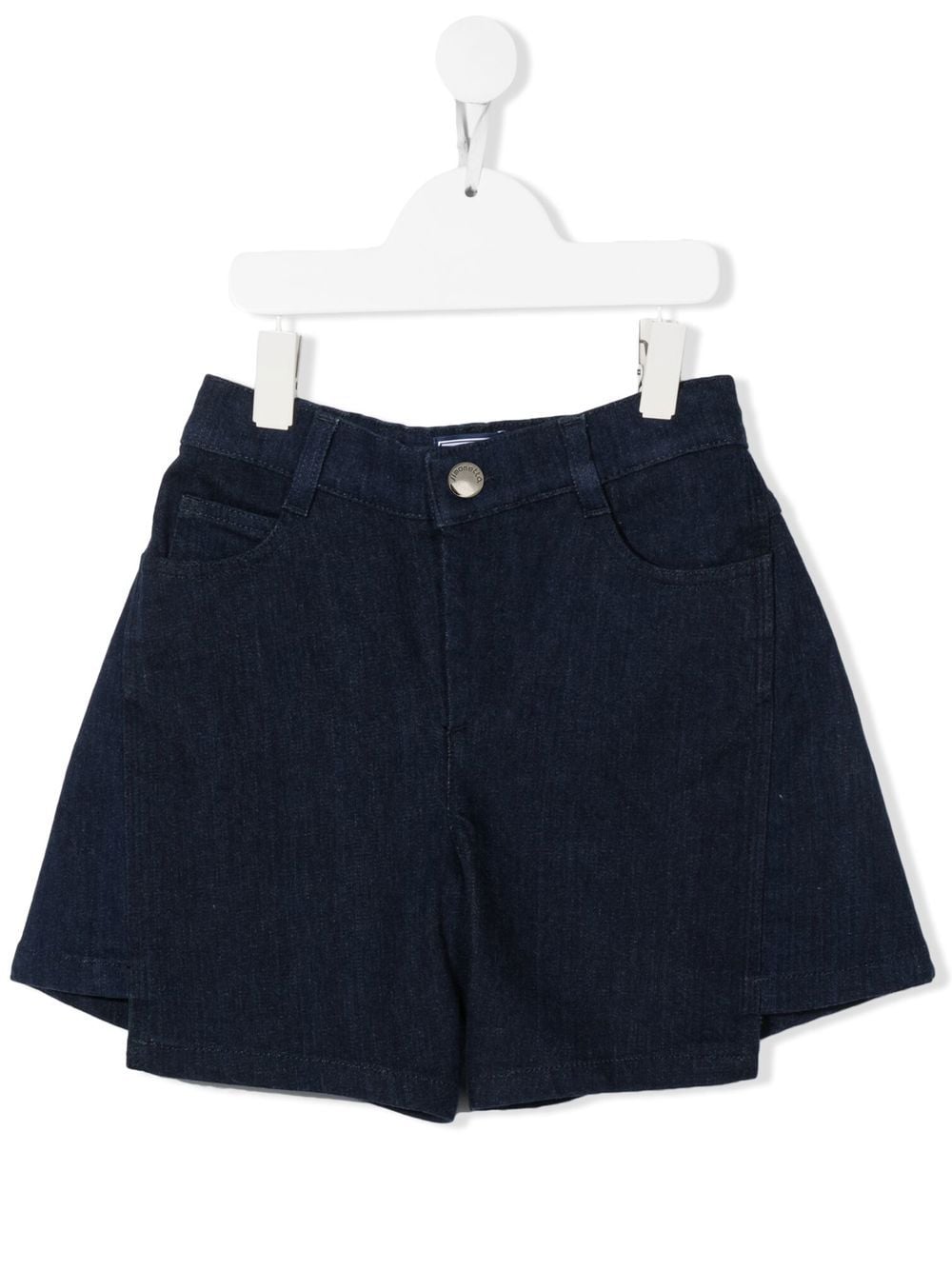 Simonetta high-low denim shorts - Blue von Simonetta