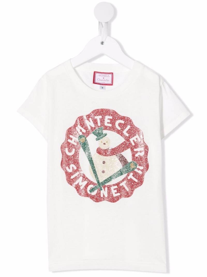 Simonetta snowman-print t-shirt - White von Simonetta
