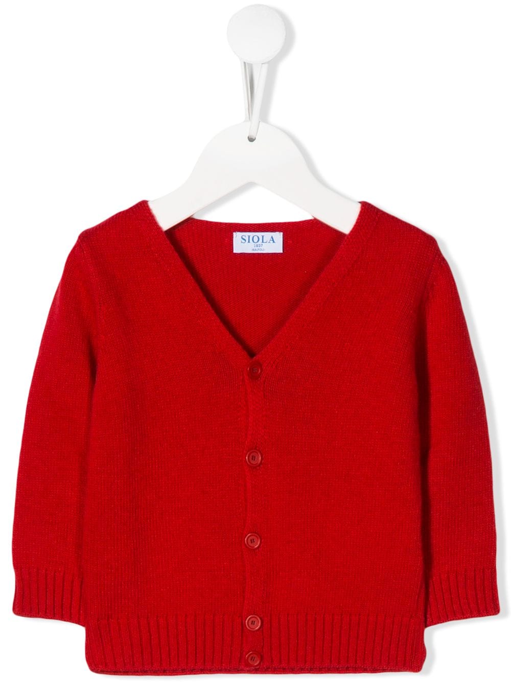 Siola V-neck cardigan - Red von Siola