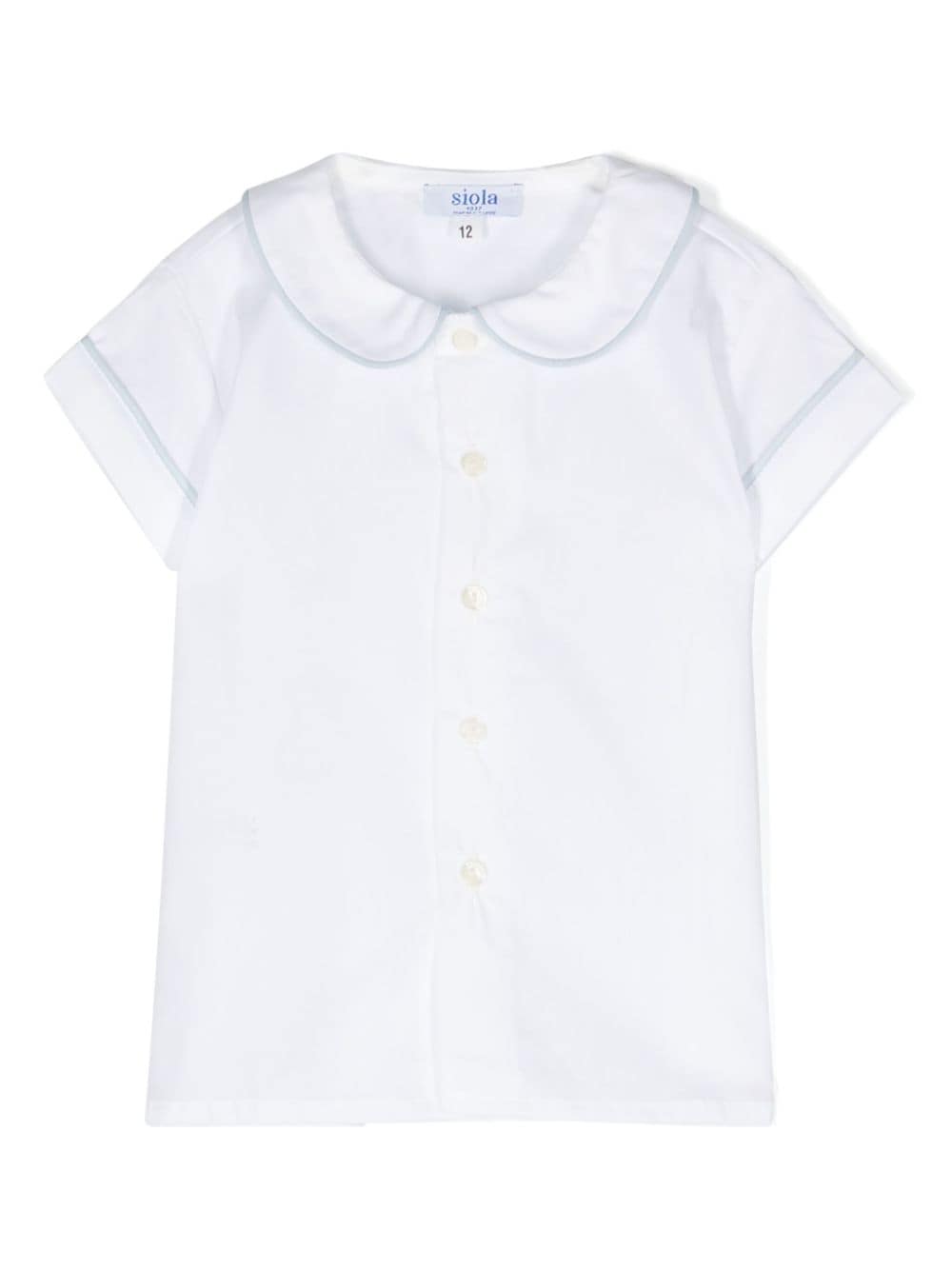 Siola contrasting-trim shirt - White von Siola