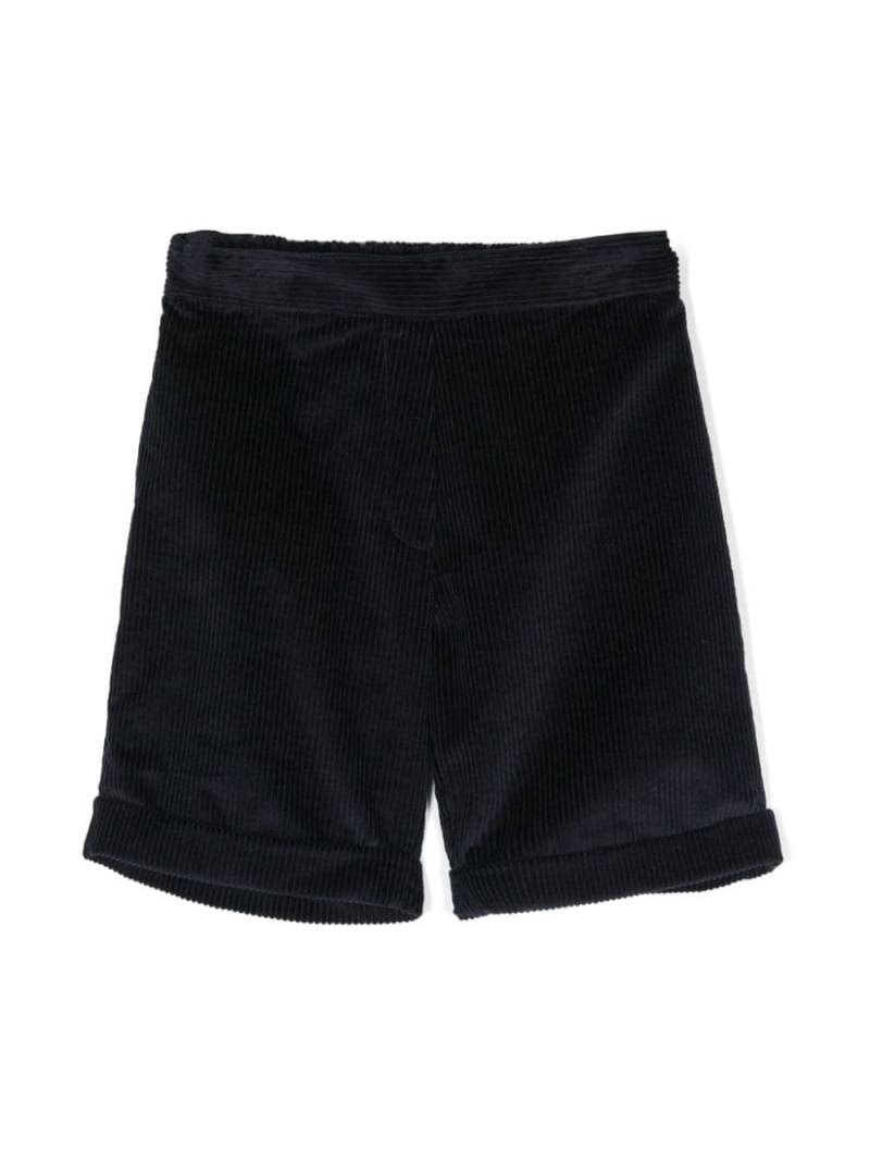 Siola cotton-corduroy shorts - Blue von Siola