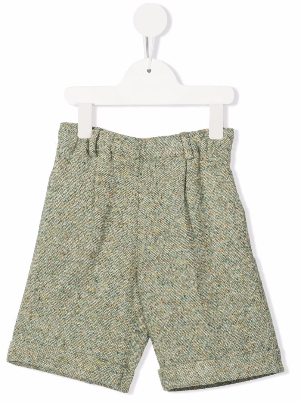 Siola elasticated tailored shorts - Green von Siola