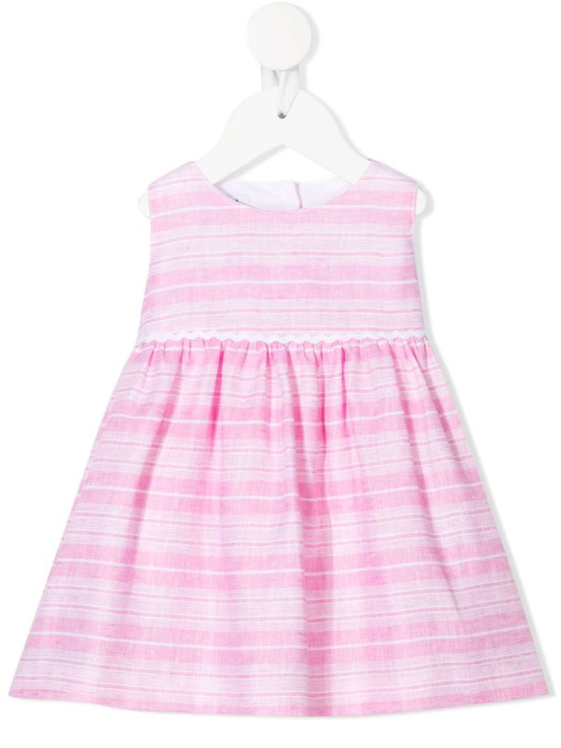 Siola striped tie-fastening dress - Pink von Siola
