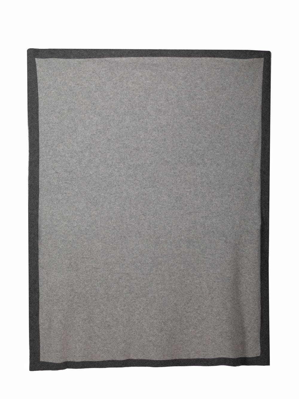 Siola two-tone cashmere blanket - Grey von Siola