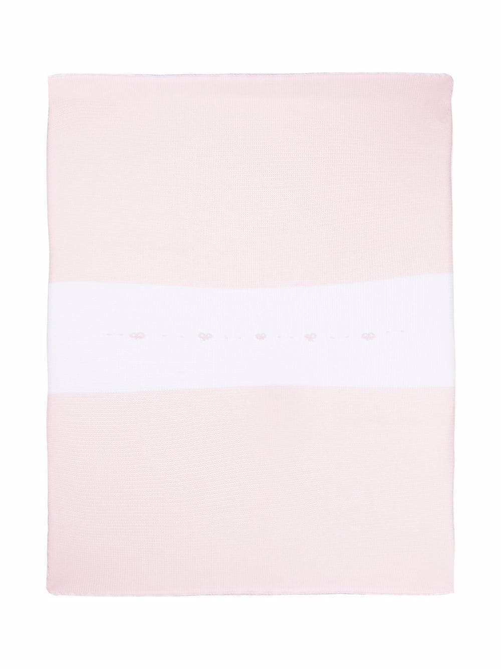 Siola two-tone knitted blanket - Pink von Siola