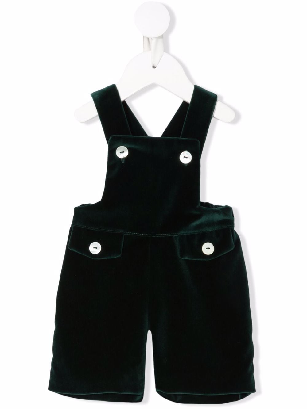 Siola velvet fitted dungarees - Green von Siola