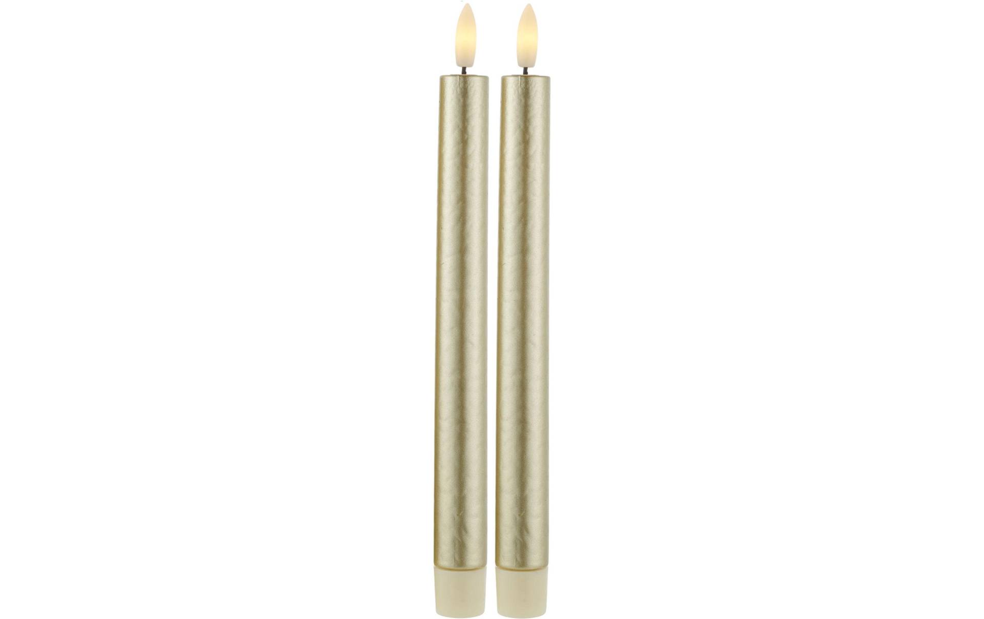 Sirius LED-Kerze »LED-Stabkerze Sille, 2er Set, Goldfarben« Sirius LED-Kerze »LED-Stabkerze Sille, 2er Set, Goldfarben« von Sirius
