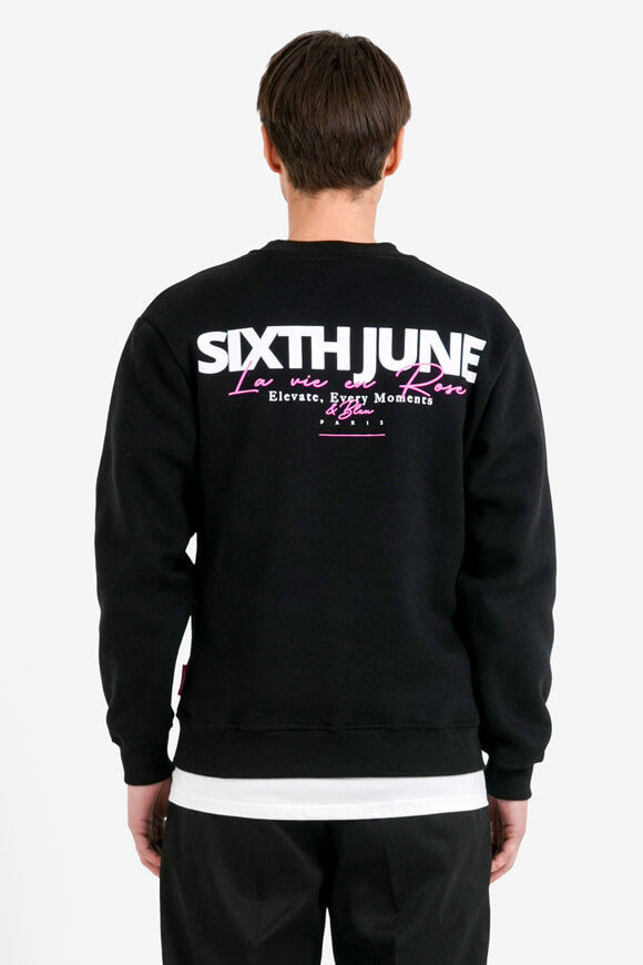 Sixth June La Vie en Rose Sweatshirt | Black | Herren | M Sixth June La Vie en Rose Sweatshirt | Black | Herren | M von Sixth June