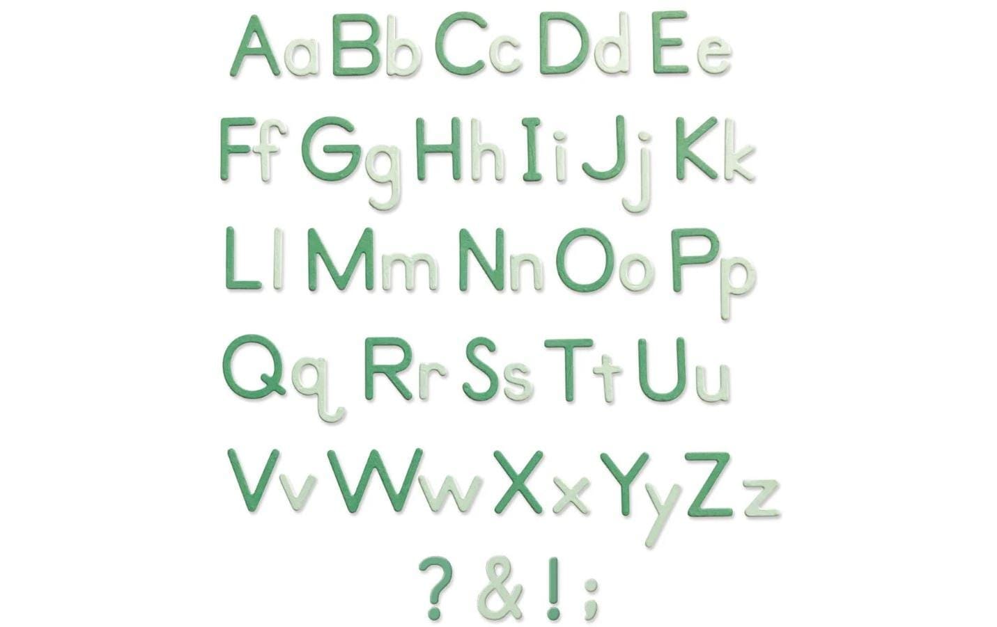 Sizzix Motivstanzer »Essential Type Thinlits 92 Matrizen« Sizzix Motivstanzer »Essential Type Thinlits 92 Matrizen« von Sizzix