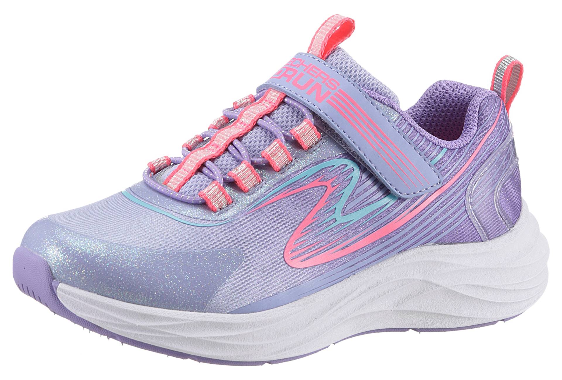 Skechers Kids Sneaker »GO-RUN ACCELERATE«, mit Glitzerbesatz, Freizeitschuh, Halbschuh, Schnürschuh von Skechers Kids