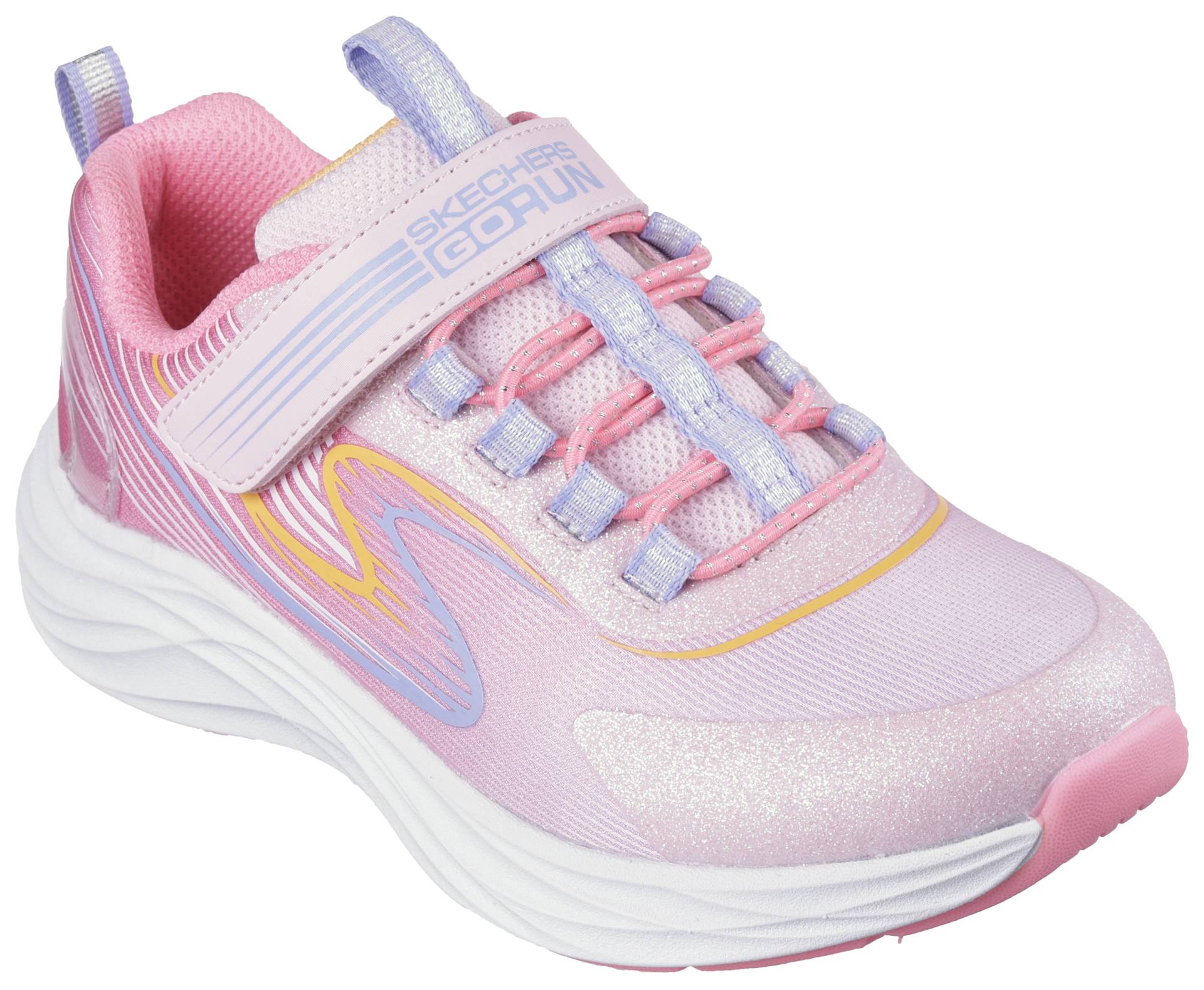 Skechers Kids Sneaker »GO-RUN ACCELERATE«, mit Glitzerbesatz, Freizeitschuh, Halbschuh, Schnürschuh von Skechers Kids