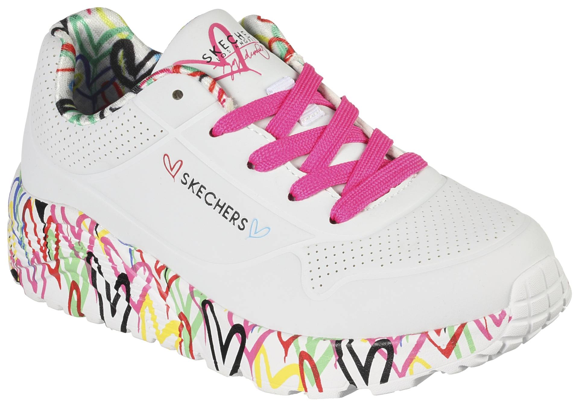 Skechers Kids Sneaker »UNO LITE«, mit bedruckter Sohle, Freizeitschuh, Halbschuh, Schnürschuh von Skechers Kids