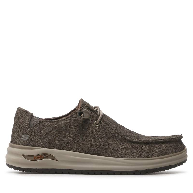 Halbschuhe Skechers Tandro 204797/DKTP Dark Taupe von Skechers