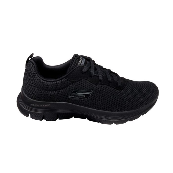 Skechers Flex Appeal 4.0 Schnürschuh für Damen schwarz von Skechers