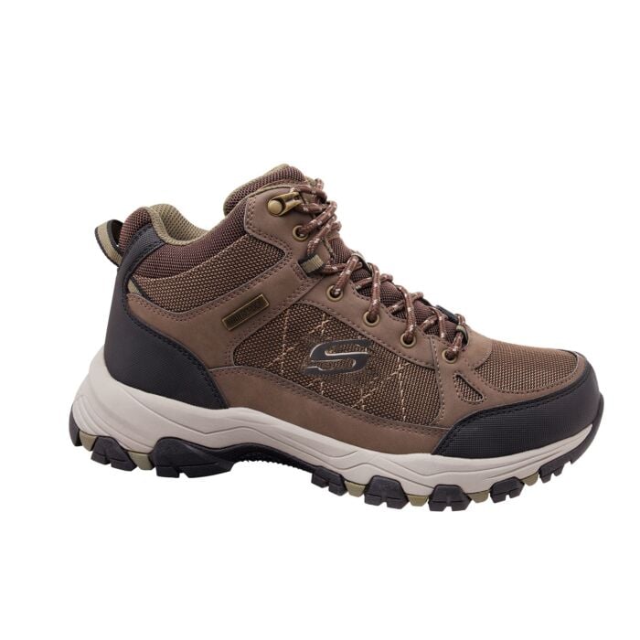 Skechers Mid Cut Trekking- und Wanderschuh Herren braun braun, 42 von Skechers