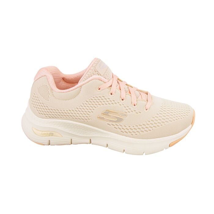 Skechers Schnürschuh Arch Fit für Damen natur, 36 von Skechers