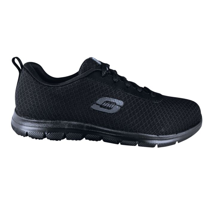 Skechers Work Damen-Schnürschuh schwarz, 37 von Skechers