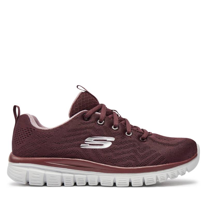 Sneakers Skechers Get Connected 12615/WINE Dunkelrot von Skechers