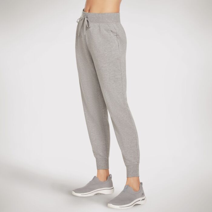 Skechers Damen Jogginghose Skechluxe Restful Jogger, grau meliert, XXL von Skechers