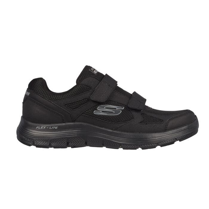 Skechers Klett-Sneaker für Herren aus Softmaterial schwarz von Skechers