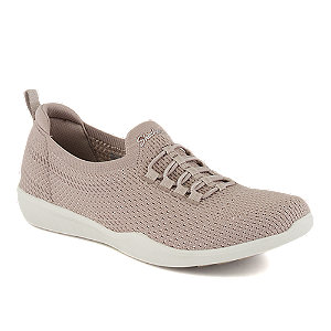 Skechers Newbury Damen Slipper Taupe von Skechers