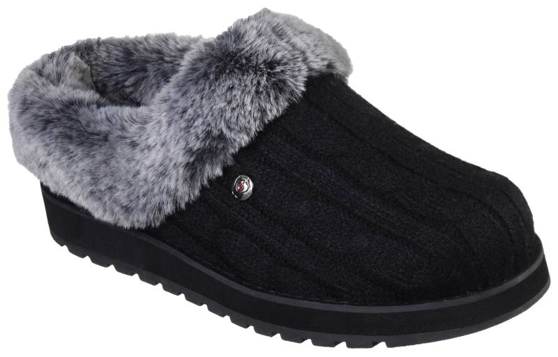 Skechers Pantoffel »KEEPSAKES - ICE ANGEL«, Hausschuh in Strick-Optik von Skechers